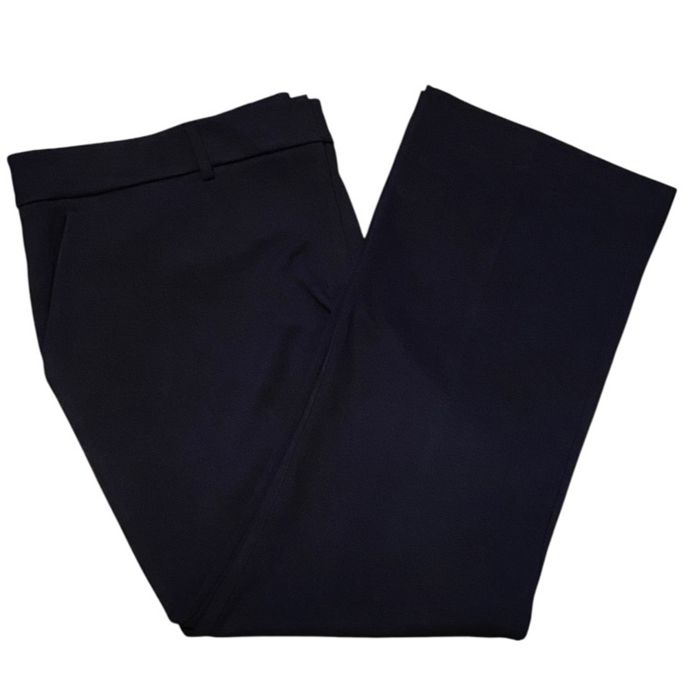 Simply Vera Vera Wang High-Rise Flare Pants 26W Black Stretch NWT Plus Size